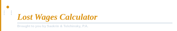 Car Accident Lost Wages Calculator Logo